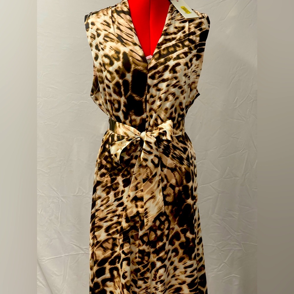 New Alex Marie Leopard Print Dress